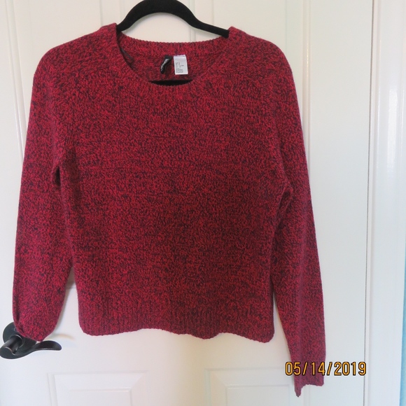 Red Knit Sweater - Picture 2 of 2